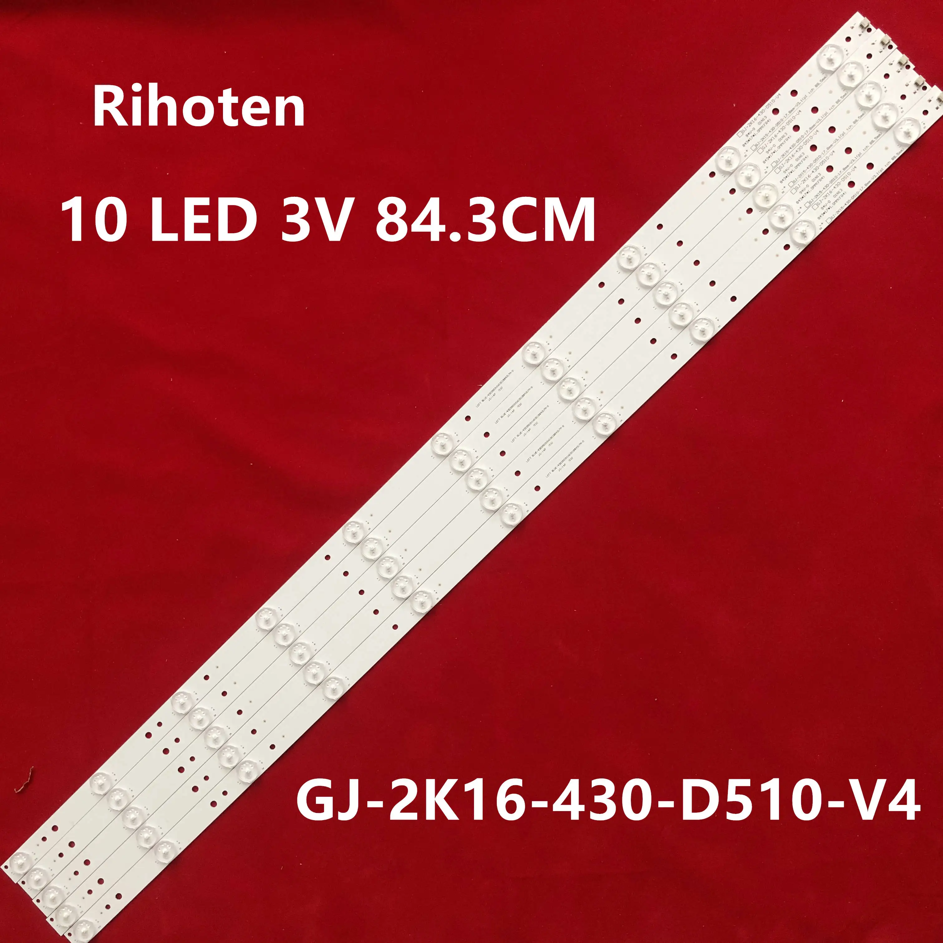 Светодиодная лента для подсветки 10 ламп Philips 43 &quotTV 43PFT4131 43PFS5301 Φ 01Q58-A BDM4350 | Лампы и