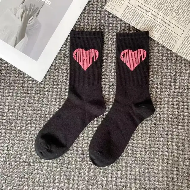 Korean Style Harajuku Skateboard Long Socks Creative Fun Lightning Hip Hop Style Socks Unisex Street Couple Socks 10