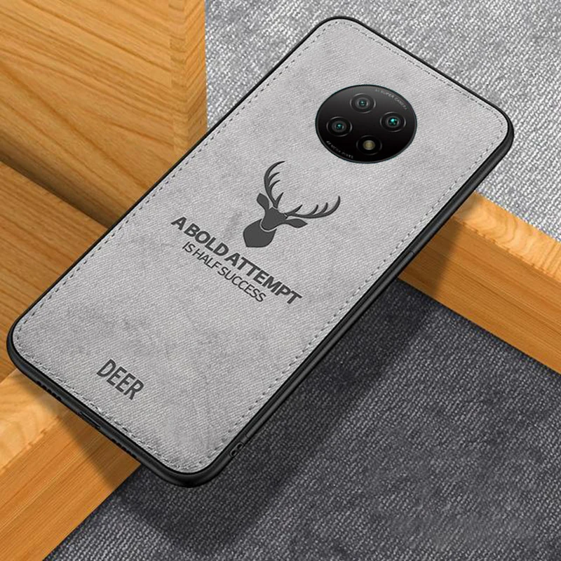 for Redmi 9T Luxury Deer Cloth Phone Case for Redmi Note 9T 