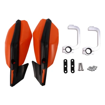

1 Set of Orange Handlebar Handguards Hand Protector Brake Clutch Protector Covers, for KTM DUKE 125 200 250 390 2012-2020 Motorc