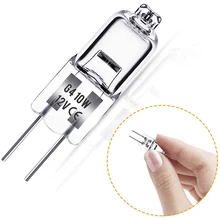5/10/20pcs/Lot G4 Halogen Bulb Inserted Beads Crystal 220V 12V 10W 20W Indoor Room Lighting Bulb Globe Lot JC LED