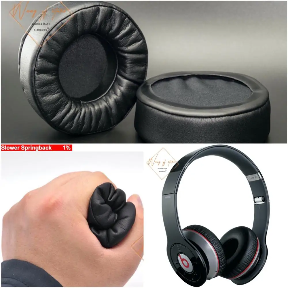 Super Thick Soft Memory Foam Ear Pads Cushion For Beats Wireless BT Headphone Perfect Quality Not Cheap Version