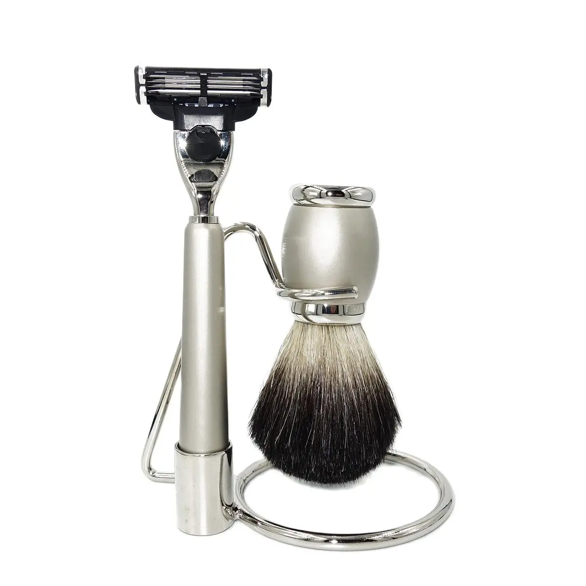 irazor-classic-barber-beard-m3-mach-3-razor-kit-black-badger-brush-shaving-set-for-mens-grooming-tool-accessories