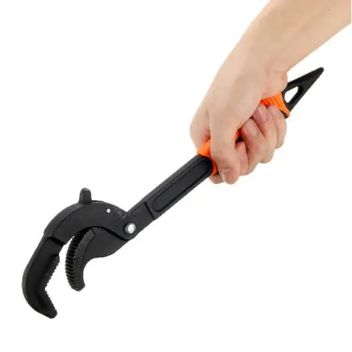 Multi-Function Wrench Opening 30mm/60mm Pipe Wrench Universal Labor-Saving Wrench Hardware Tools Gear Ring Torque - Color: large