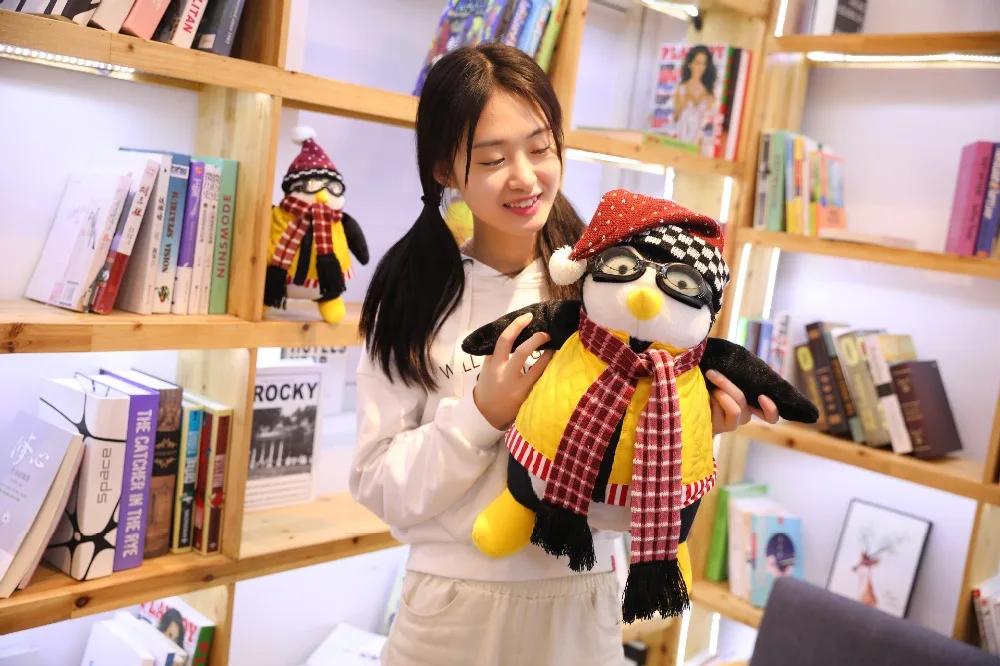 47CM Joeys Friend HUGSY Plush Toy Penguin Animal Stuffed Doll Xmas Gift DE 27
