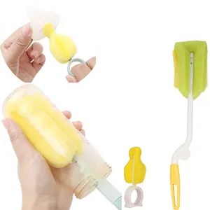 Детская соска бутылки из-под молока, чашка 360 градусов щетка губка бутылки + соски-пустышки щетка чашки комплект бутылка чистым инструментом для бутылочек