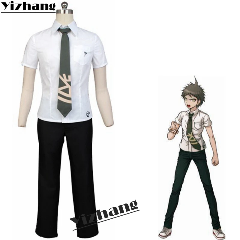 Yizhang аниме Danganronpa 2 Hinata Hajime Togami Byakuya Косплей Костюм Танака гандаму Kazuichi Souda Униформа полный комплект одежды