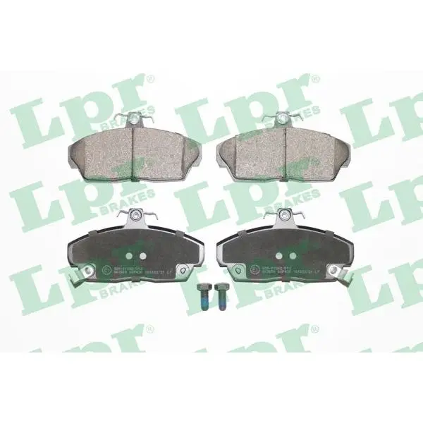 Колодки тормозные HONDA CIVIC 1.4-1.8 94-05 передние LPR 05P430