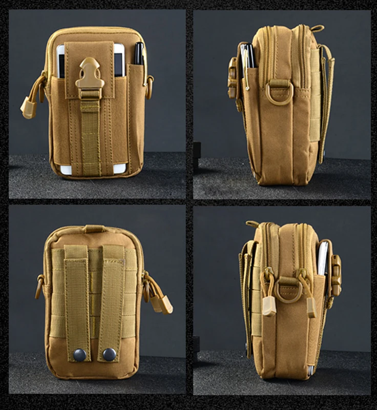 Мужская тактическая Сумка Molle, поясная сумка, маленький карман, военная поясная сумка для бега, сумка для путешествий, кемпинга, сумки с мягкой спинкой