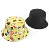 LDSLYJR Cotton Ice Cream Cake Print Bucket Hat Fisherman Hat Outdoor Travel Hat Sun Cap Hats for Men and Women 296 4
