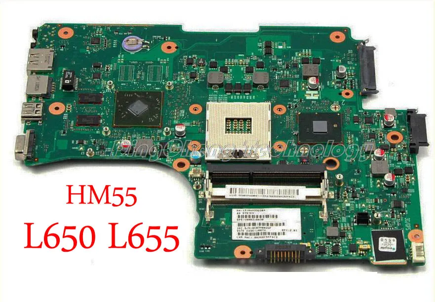 Материнская плата для ноутбука Toshiba L650 L655 V000218130 6050A2332301-MB-A02 DDR3 неинтегрированная