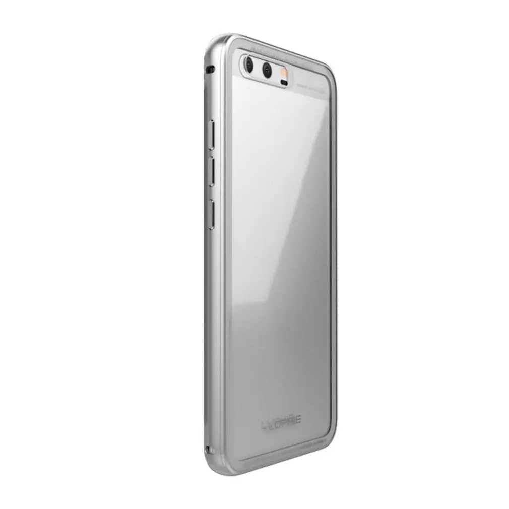 LUPHIE для HUAWEI P10 P10 Plus чехол s металлическая рамка Прозрачный Закаленное стекло чехол на заднюю панель мобильного телефона защитный чехол для мобильного телефона