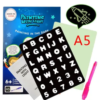 

Fluorescent Writing Board Early Childhood Education Color Graffiti Board Painting Board Luminous Board
