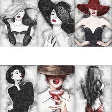 

tapb Sexy Beauty Portrait Pictures DIY Painting By Numbers Hand Painted Drawing On Canvas Oil Coloring By Numbers Wall Art Decor