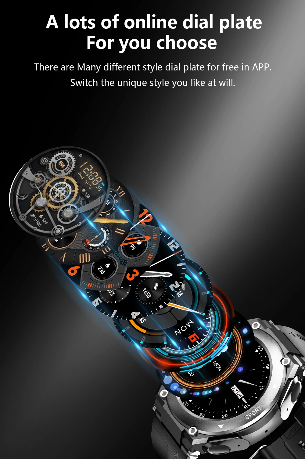 T92 Smart Watch Men 2021 Bluetooth Call Play Music HiFi TWS Earphone Custom Dial Temperature Monitor Smartwatch For Android Ios