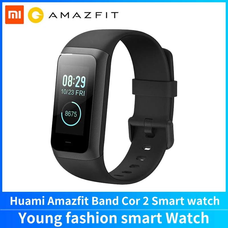Смарт браслет Huami Amazfit Cor 2 для спорта экран IPS 1 23 дюйма пульсометр Bluetooth Android