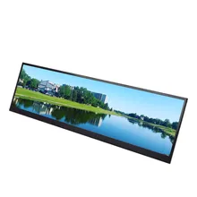  12.6-inch metal case bar monitor 1920*515 IPS panel display supports game console/Raspberry PI/PC sub screen advertising display 