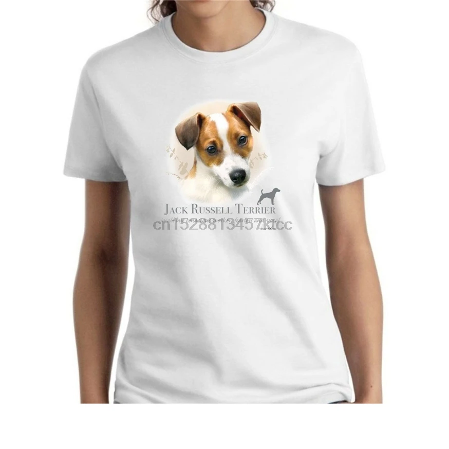 Женская рубашка Jack Russel Terrier женская футболка для щенков собак спасения брендовая