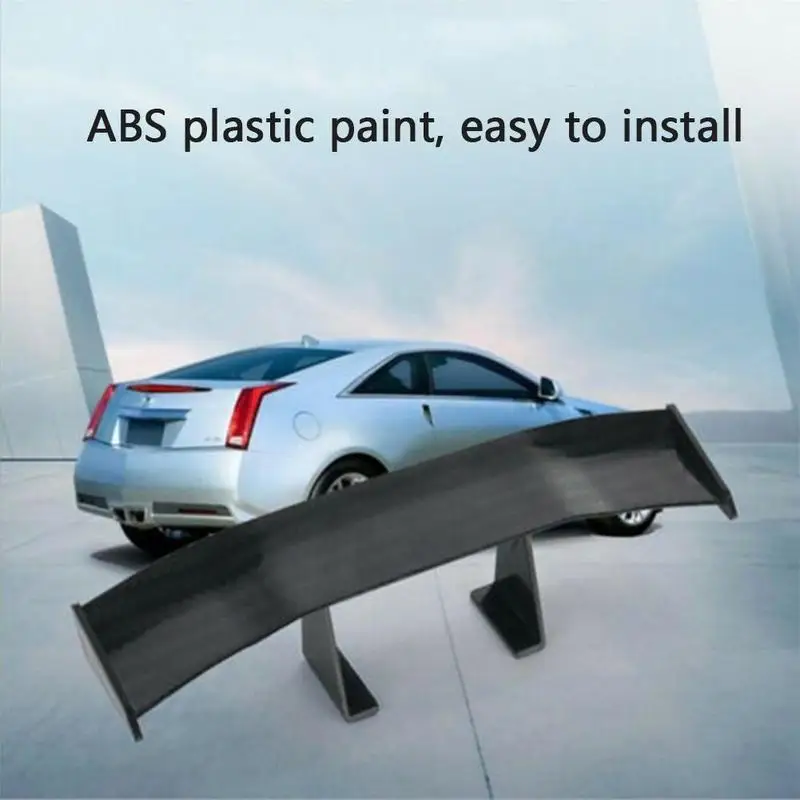 Универсальный мини спойлер для багажника из АБС пластика стерео углеродное