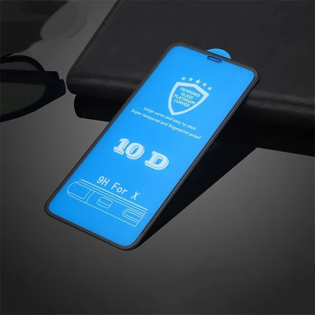 3x Savvies HD33 Clear Protection d'écran en verre trempé pour Apple iPhone X