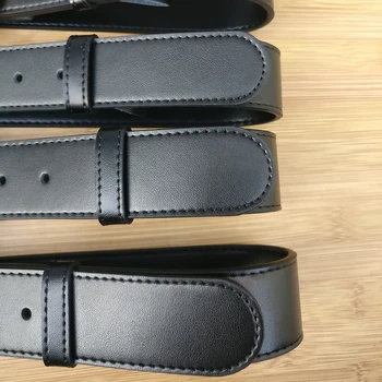 

Luxury Designer Famous Brand High Quality Real Genuine Leather Double Belt Men Women Belts For Dress