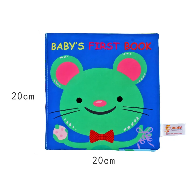 Baby Cloth Book Sound Paper Early Learning Toy Tail Cloth Book Parent-child Interactive 6