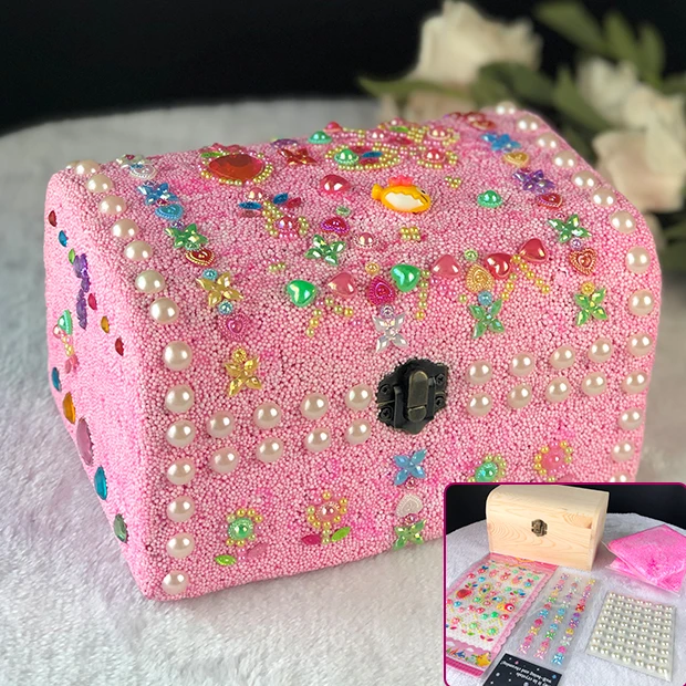 L-3 Детская hand-made из подручного материала сумка девушки твердые деревянные, для канцтоваров коробка пенал для карандашей Снежинка грязи палку дрель ящик для хранения - Цвет: L-3