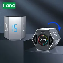 LLANO USB kitchen Gadget Timer LED Digital Kitchen Cooking Shower Study Stopwatch Alarm Clock Electronic Cooking Countdown Timer
