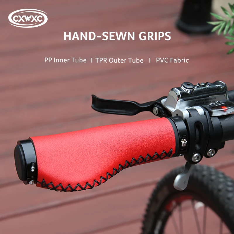 One Pair Cxwxc Fiber Leather Bicycle Handlebar Mountain Bike Handle