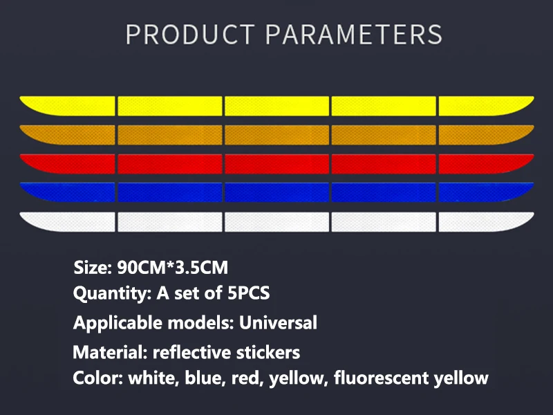 Автомобильная отражающая лента, декоративная наклейка s Предупреждение ющая Защитная отражающая лента, пленка, авто отражающая наклейка на автомобиль, Стайлинг 90 см* 3,5 см
