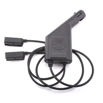 

TWISTER.CK 2-in-1 Intelligent Car Mounted Charger for DJI Mavic Air Drone Battery & Remote Control with USB Charging Port