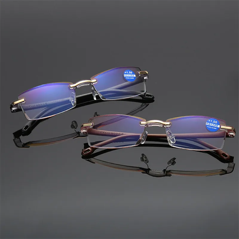 

Classic Anti Blue Light Reading Myopia Glasses Retro Women Men Business Nearsighted Square Eyeglasses Unisex Eyewear Eyepiece