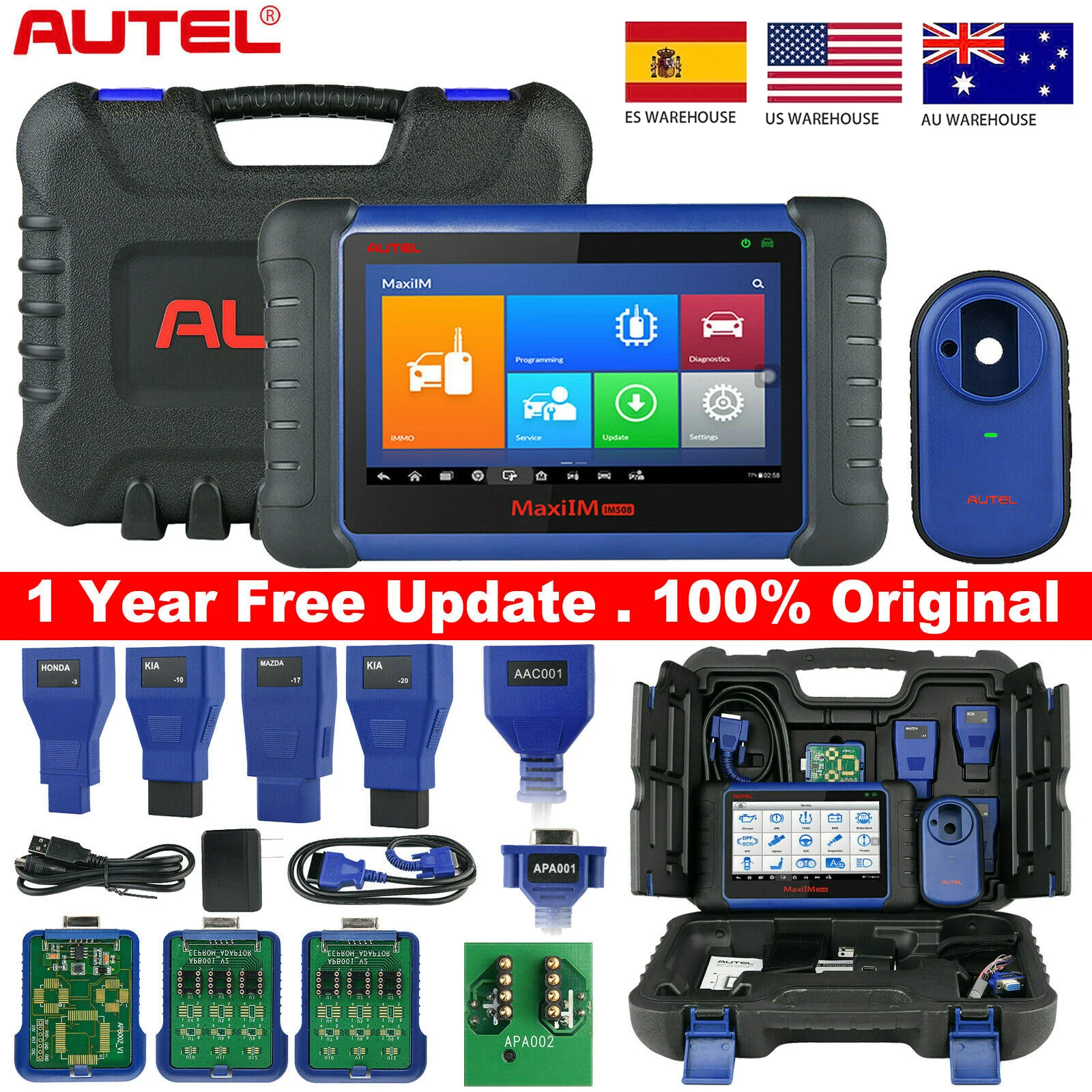 Autel MaxiIM IM508 OBD2 автомобильный диагностический инструмент IMMO ключевой