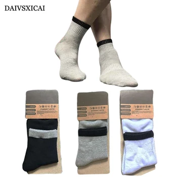 

3Pairs/lot=6pieces Autumn Winter Cotton Long Tube Sports Socks Male Solid Color Fashion Mens Business Socks