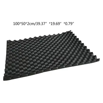 

100x50cm Car Sound Deadener Mat Noise Insulation Acoustic Dampening Foam Subwoofer Mat Dropship