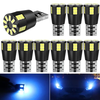 

10x T10 W5W Led Bulb Auto Clearance Interior Light For Volkswagen VW Golf Passat B7 B6 Scirocco Touareg Polo Bora Transporter