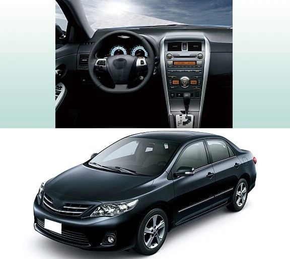 Автомобильная фасция Аудио Панель рамка приборной панели комплект для Corolla Altis 2007 2008 2009 2010 2011 2012 2013