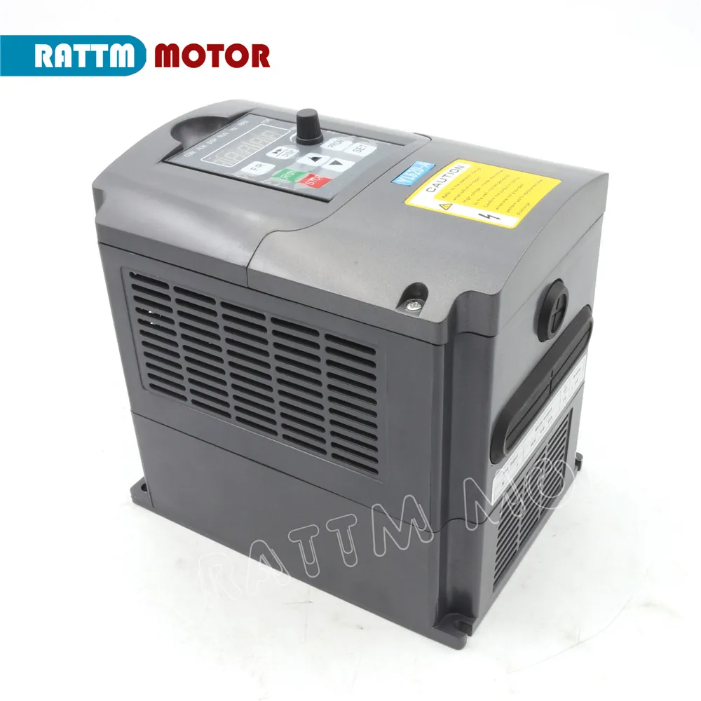 1.5KW Инвертор VFD 110V 220V 380V 7A переменная частота Входная Фаза 1 или 3 фазы выход от