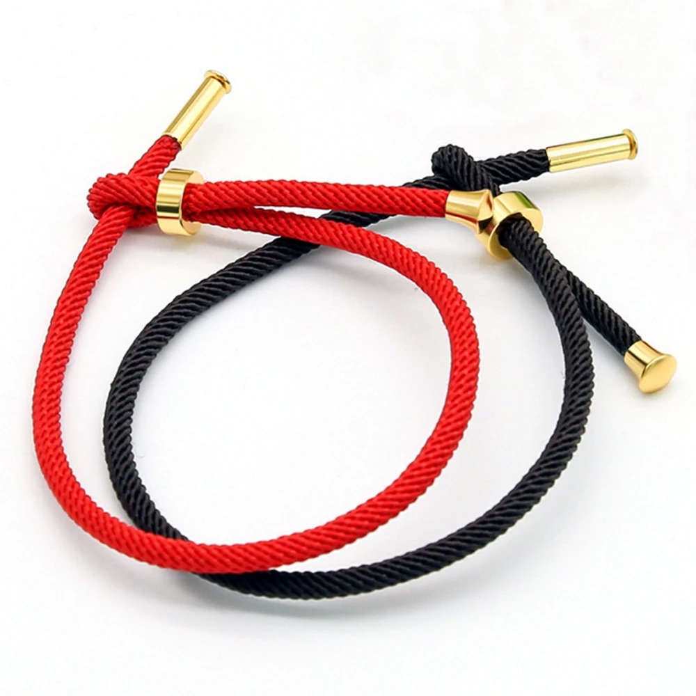 Adjustable Thread Bracelet Lucky Red Green Colorful Handmade Rope Bracelets Women Men Couples DIY Jewelry Making Accessories
