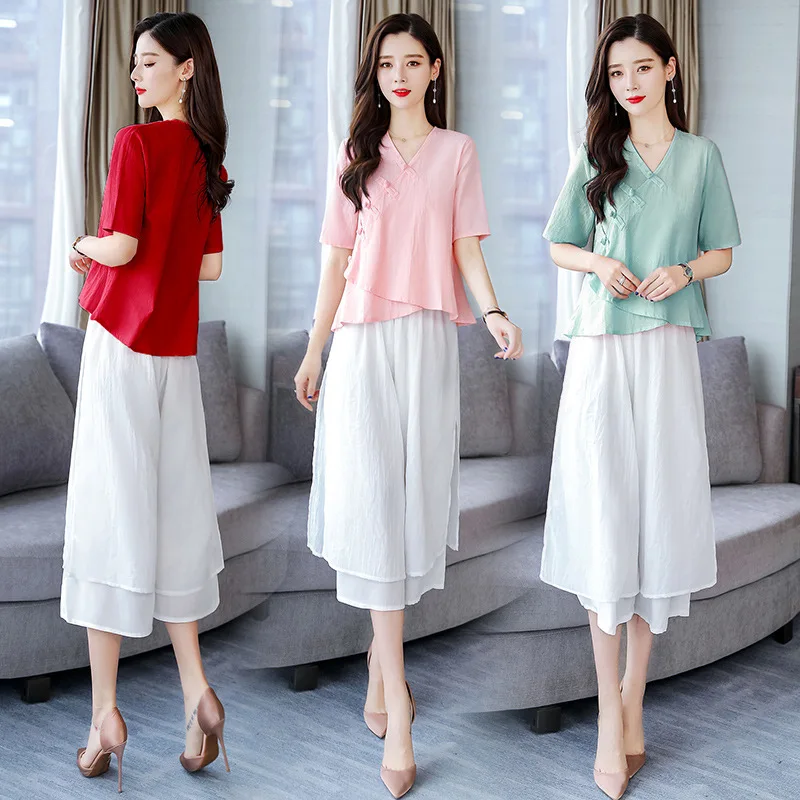 

Short Sleeve Set 2019 Summer Fashion Comfortable Simple Cool Mixed Colors Short