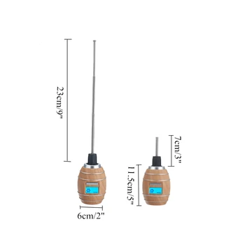 

Hot Smart Oxygen Wine Decanter Pump Aerator Barrel Shaped Electric Wine-Pouring With LCD Display Wine Pourer Kitchen Bar Tools