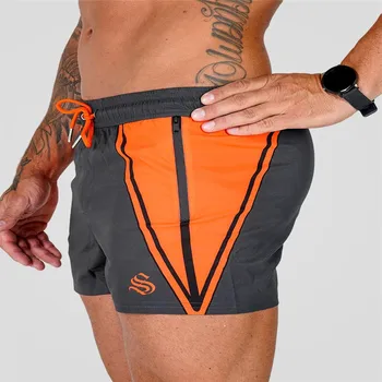 

New Fashion Summer Bodybuilding Shorts Men Gyms Joggers Shorts Sweatpants Man Bermuda Shorts Quick Dry Fitness Beach Short Pants