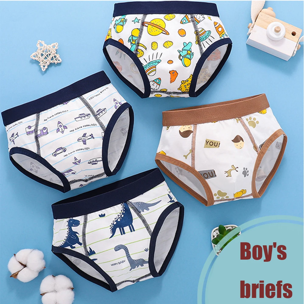 Boys Underwear Children Boys Boxer Briefs Cotton Underwear Small Medium Big Boys 12-15 Years Old Teenager Shorts Breathable M L XL 2XL3XL