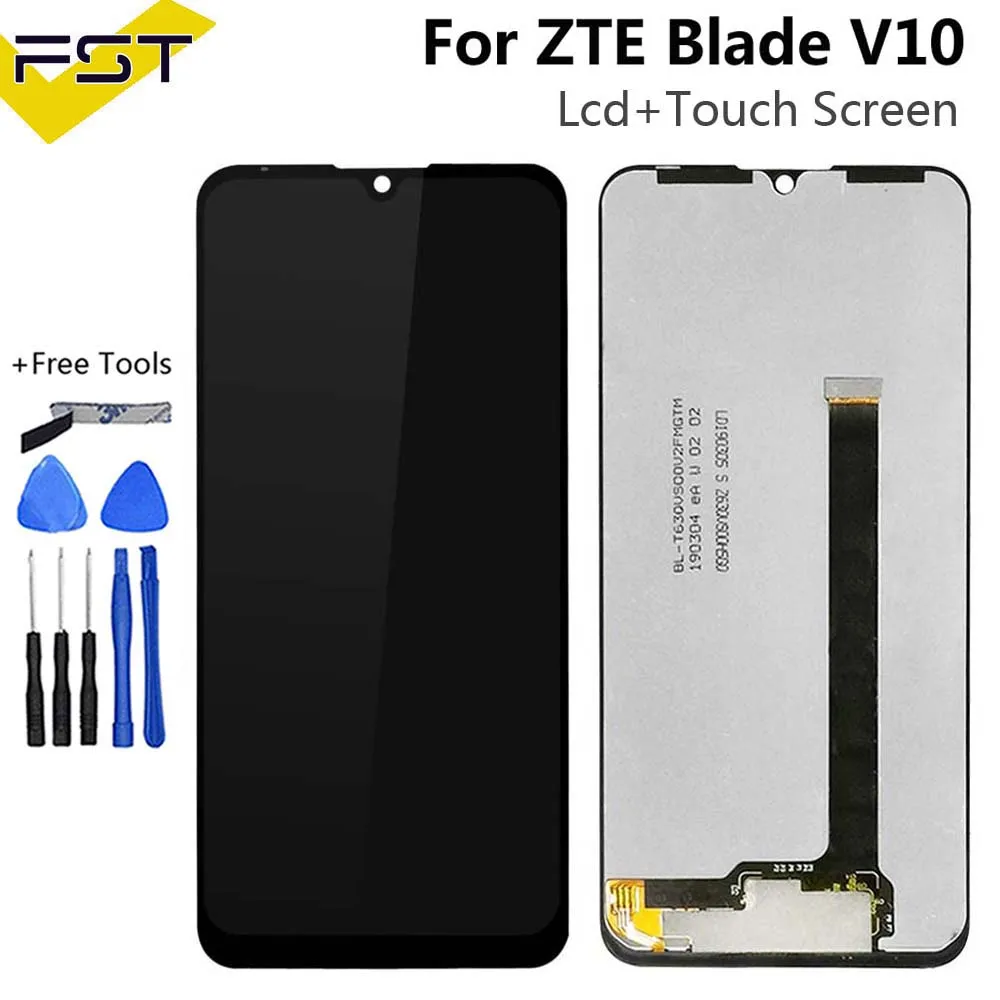 6,26 ''для zte Blade V10 Vita ЖК-дисплей+ кодирующий преобразователь сенсорного экрана в сборе для zte V10 Vita запасные части для мобильных телефонов+ Инструменты - Цвет: Black For V10