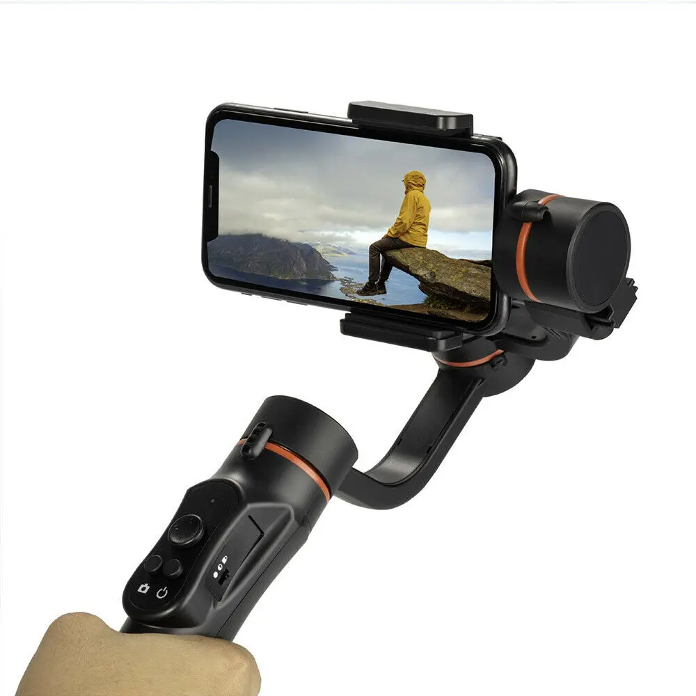

3-осевой Ручной Стабилизатор PTZ Штатив для селфи-камеры смартфона Gopro