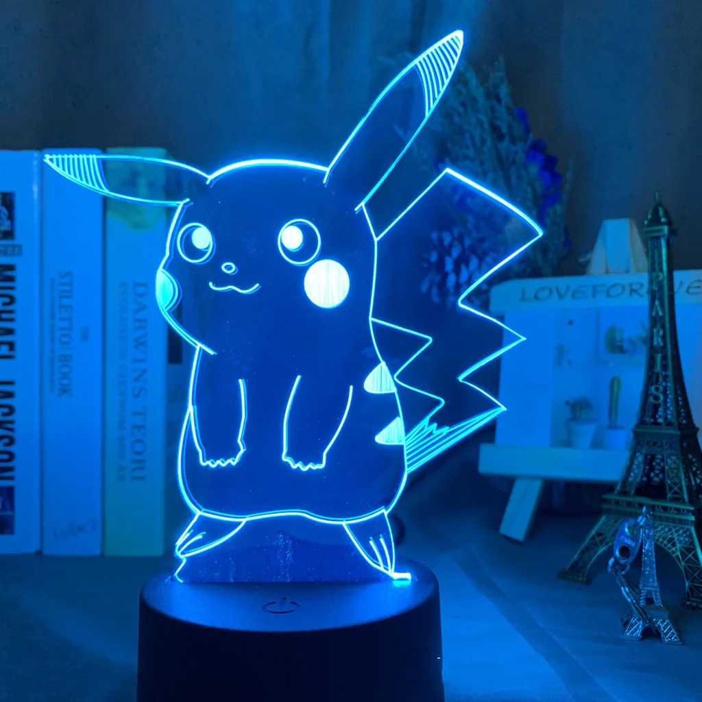 Modelo 3d de um brinquedo pokémon rosa e azul