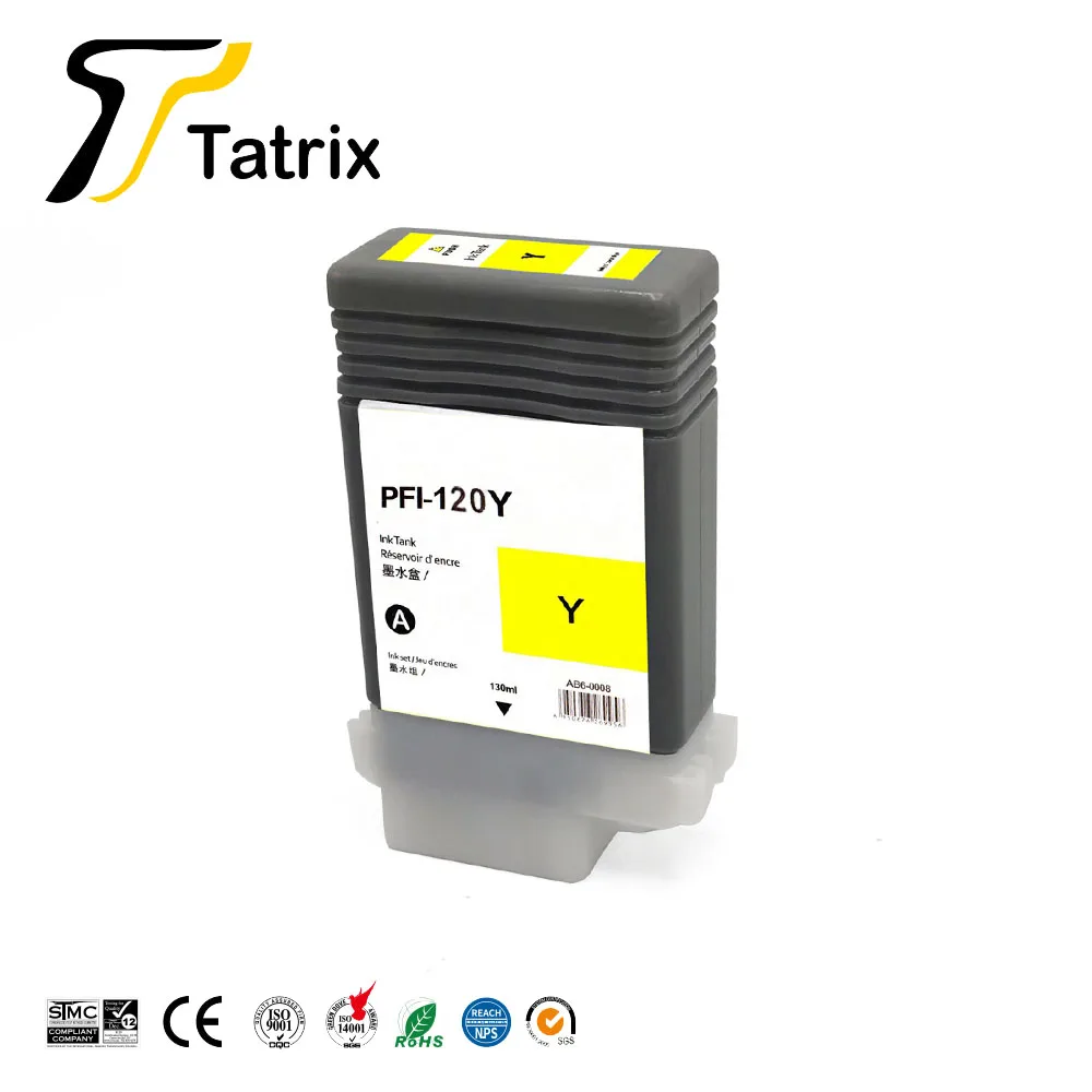 Cartucho de Tinta para Canon para Canon Pfi-120 Compatível Imageprograf - Tm-205 Tm-300 Tm-305 Impressora Pfi120 Ipf Tm-200 - Imagem 6