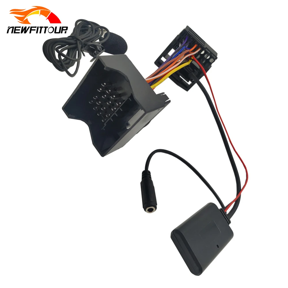 Car Bluetooth 5.0 Adapter Cable Aux Audio Media Input Interface Car