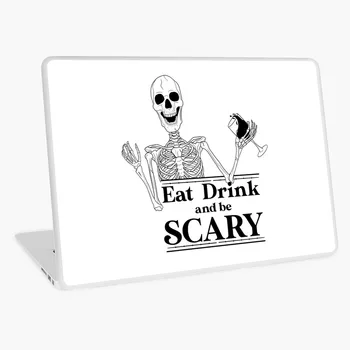 

Scary Skeleton Black Laptop Skin Cover Sticker Decal for HP Acer Dell ASUS Sony stickers for laptop 13.3 15.4 15.6 17.3