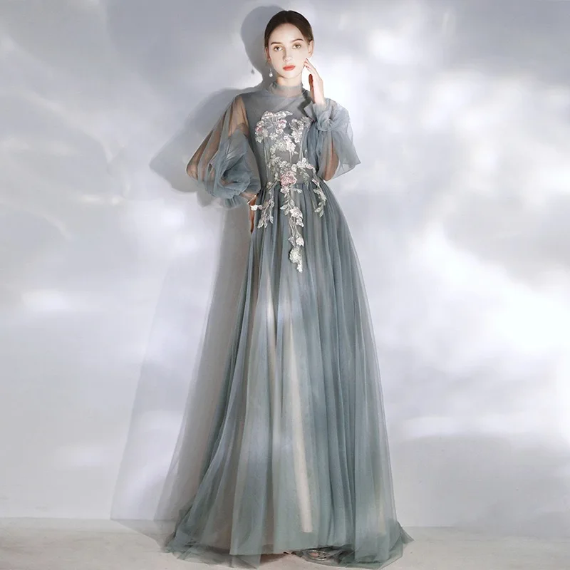 embroidered maxi dress formal